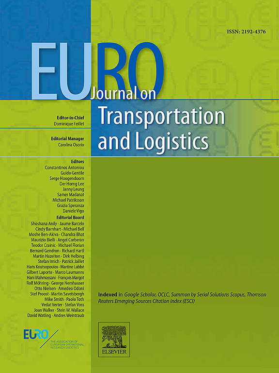 Go to journal home page - EURO Journal on Transportation and Logistics
